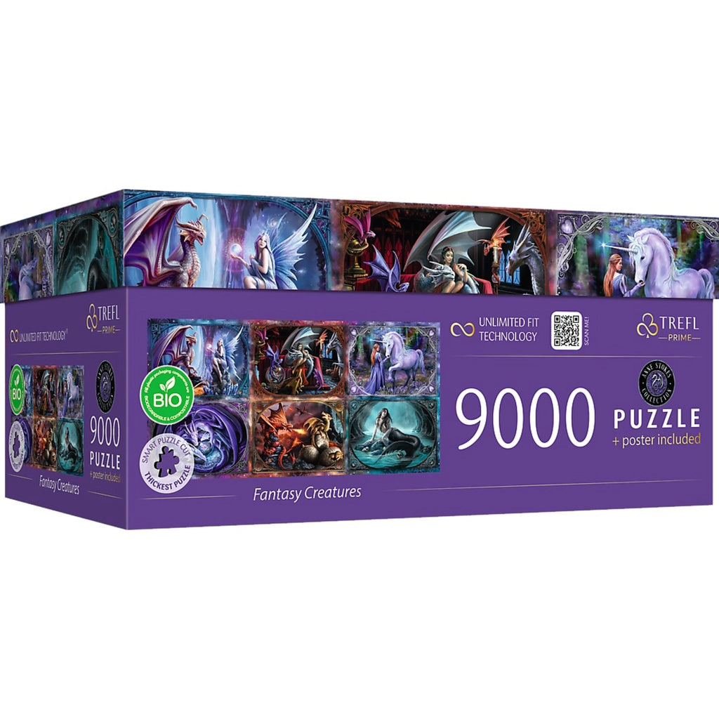 Trefl Prime 9000 Piece Puzzle - Fantasy Creatures - Anne Stokes