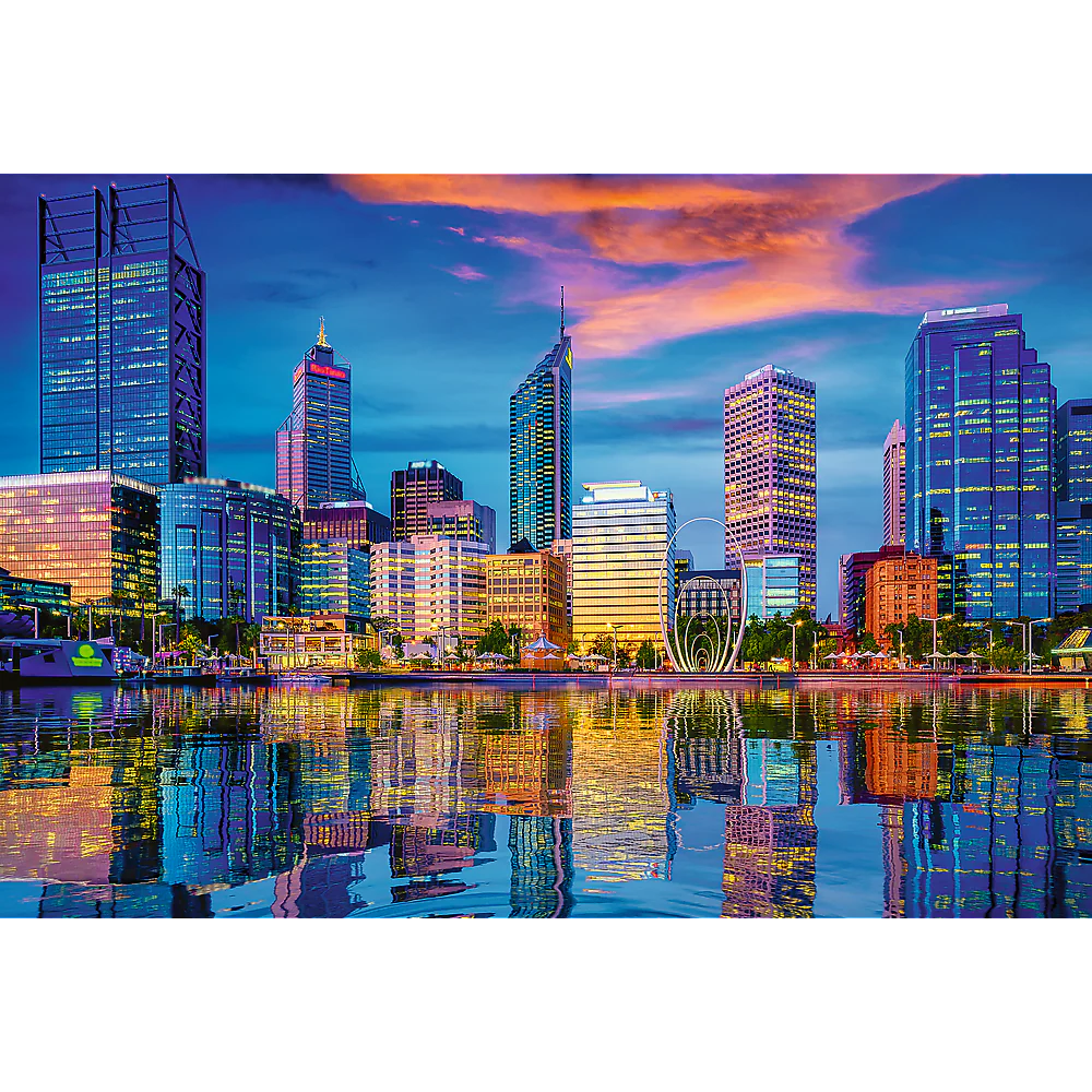 Trefl Prime 1500 Piece Puzzle - Cityscape: Urban Reflection, Perth, Australia