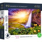 Trefl Prime 1000 Piece Puzzle - Romantic Sunsets Selisalandfoss Water Falls Iceland